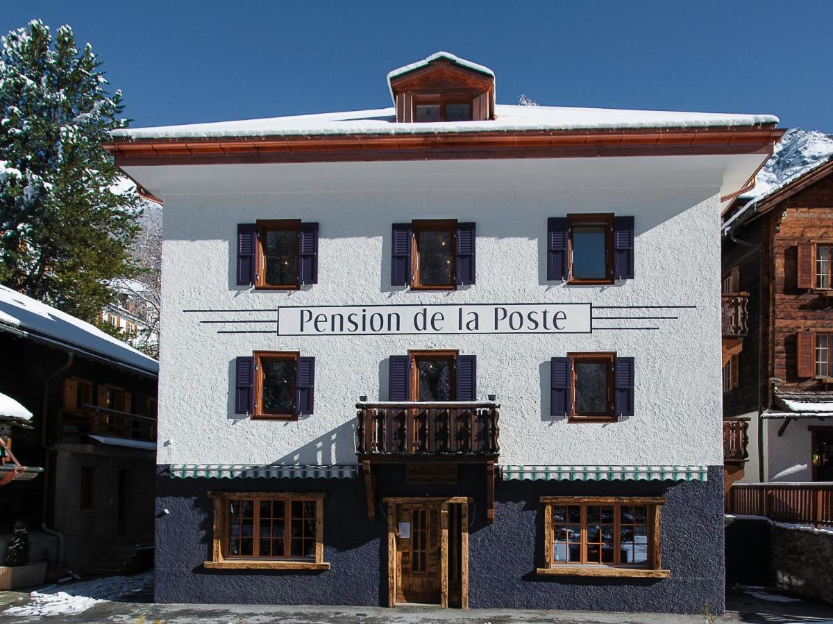 Pension De La Poste Zinal Zewnętrze zdjęcie